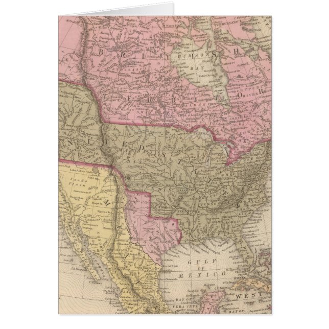 Nordamerika 12 hälsningskort (Framsidan)