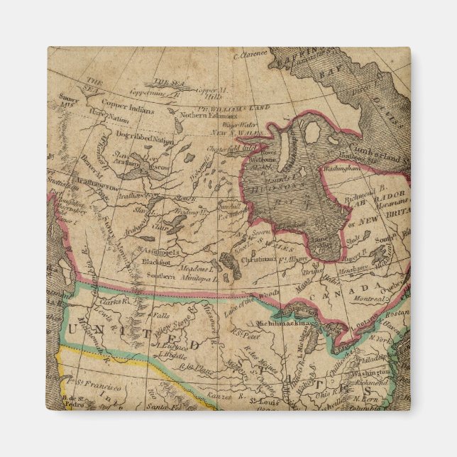 Nordamerika 14 magnet (Framsidan)