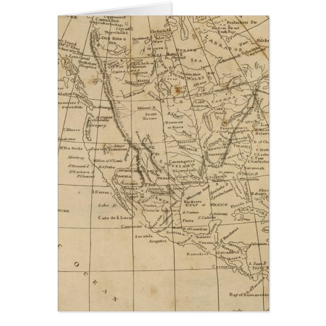 Nordamerika 15 hälsningskort (Framsidan)