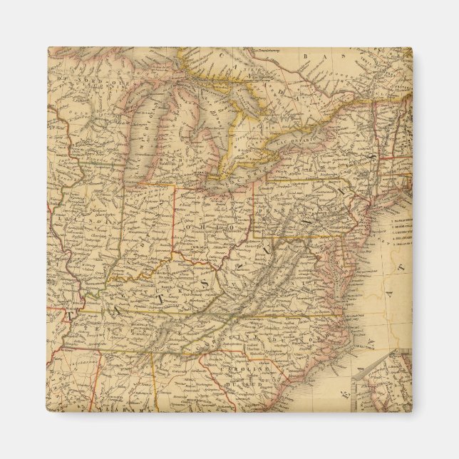 Nordamerika 17 magnet (Framsidan)