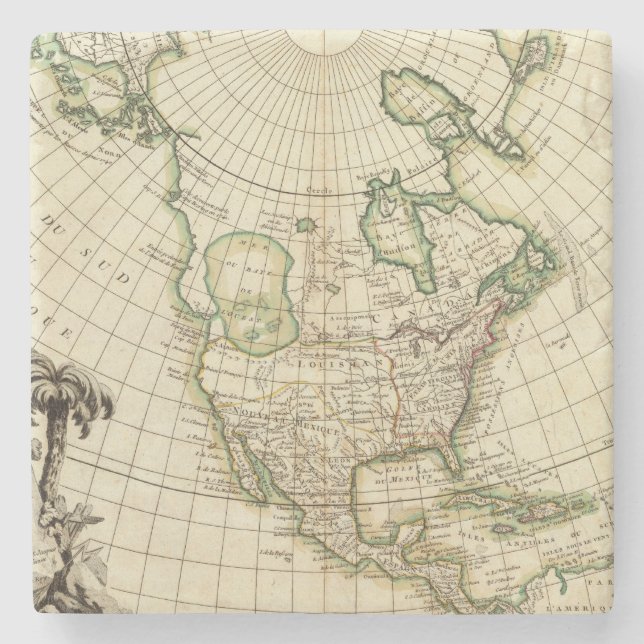 Nordamerika 21 stenunderlägg (Framsidan)