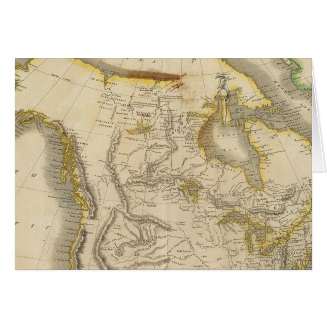 Nordamerika 22 hälsningskort (Framsidan Horizontal)