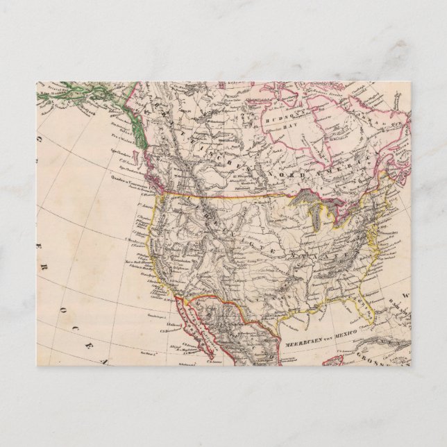 Nordamerika 23 vykort (Framsida)