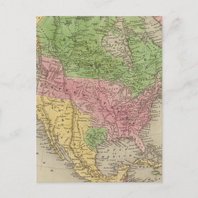 Nordamerika 23 vykort (Framsida)