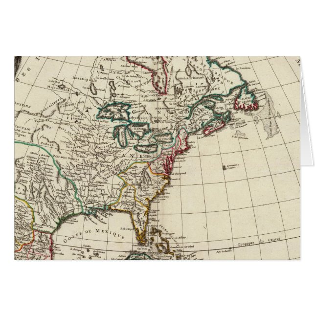 Nordamerika 24 hälsningskort (Framsidan Horizontal)