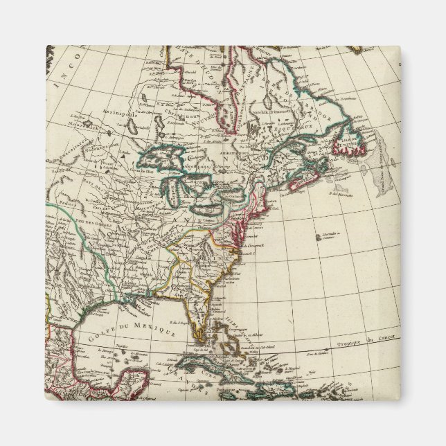Nordamerika 24 magnet (Framsidan)