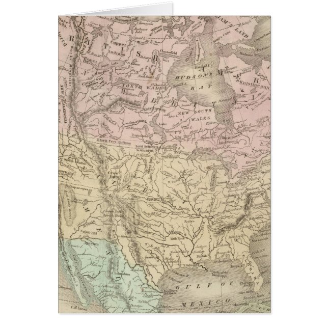 Nordamerika 25 hälsningskort (Framsidan)