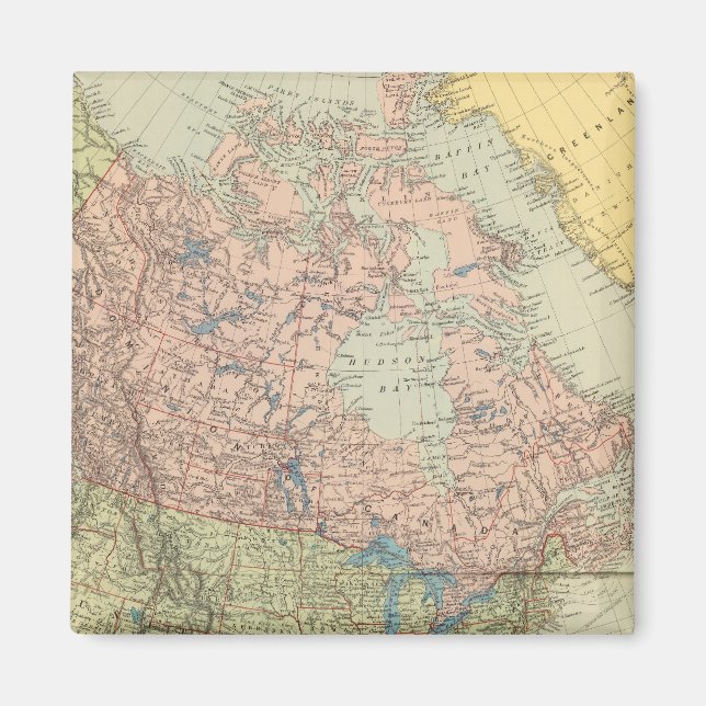 Nordamerika 25 magnet (Framsidan)