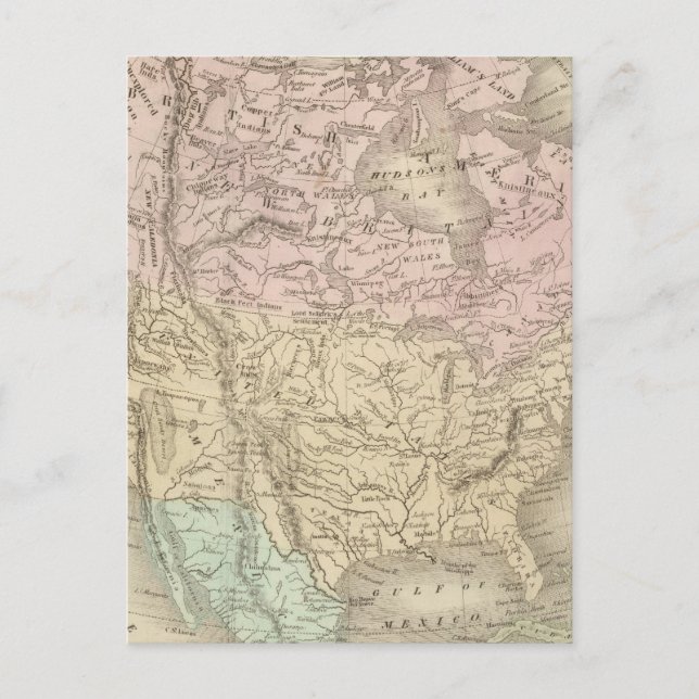 Nordamerika 25 vykort (Framsida)