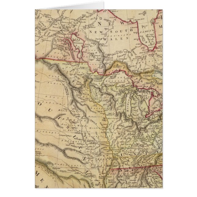 Nordamerika 26 hälsningskort (Framsidan)