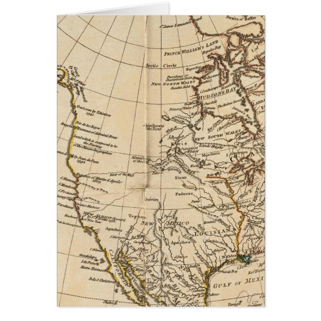 Nordamerika 27 hälsningskort (Framsidan)