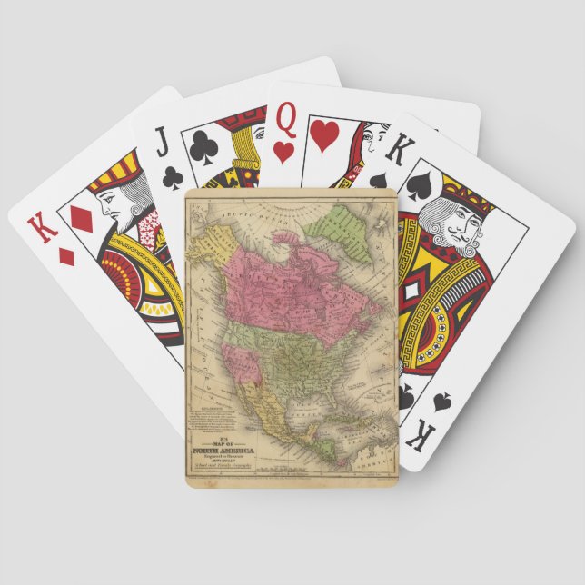 Nordamerika. 2 casinokort (Baksidan)