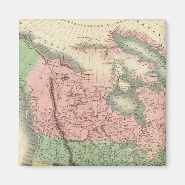 Nordamerika 2 magnet (Framsidan)