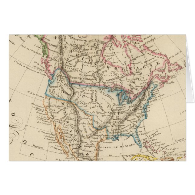 Nordamerika 31 hälsningskort (Framsidan Horizontal)