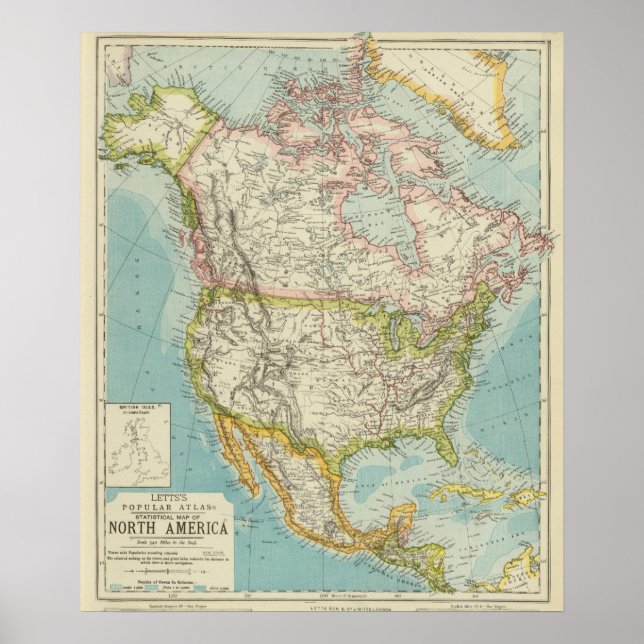 Nordamerika 35 poster (Framsidan)