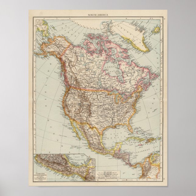 Nordamerika 36 poster (Framsidan)