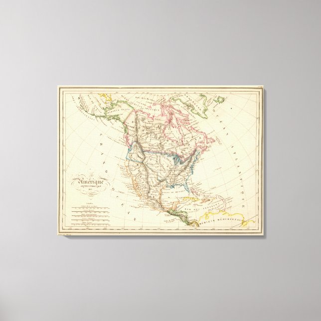 Nordamerika 39 canvastryck (Framsida)