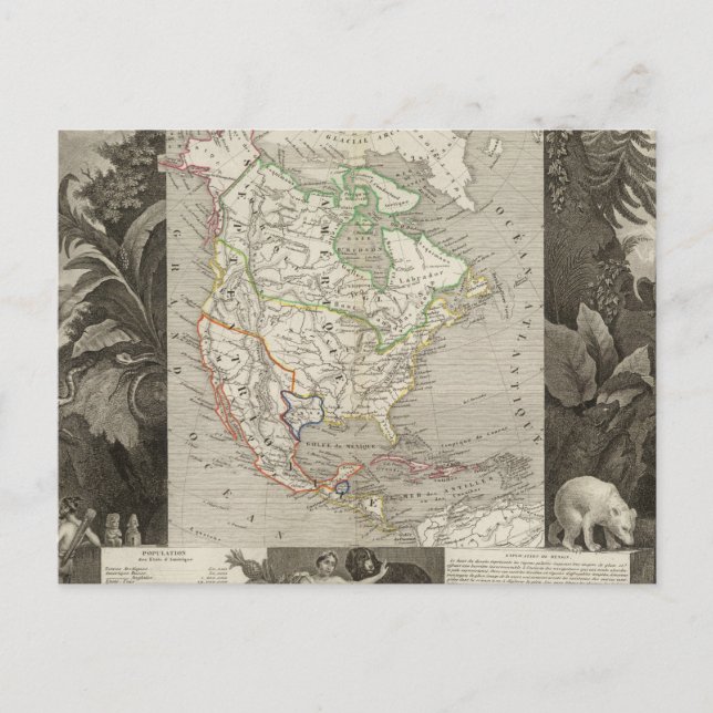 Nordamerika 39 vykort (Framsida)