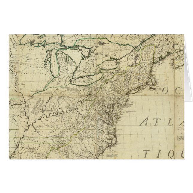 Nordamerika 3 hälsningskort (Framsidan Horizontal)