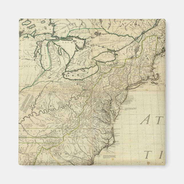 Nordamerika 3 magnet (Framsidan)