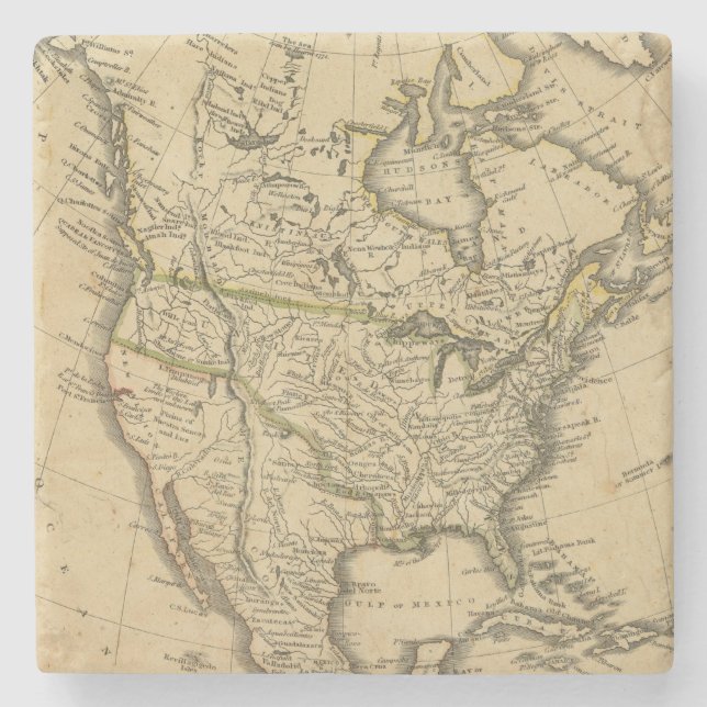 Nordamerika 7 underlägg sten (Framsidan)