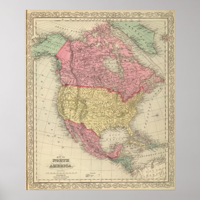 Nordamerika 8 poster (Framsidan)