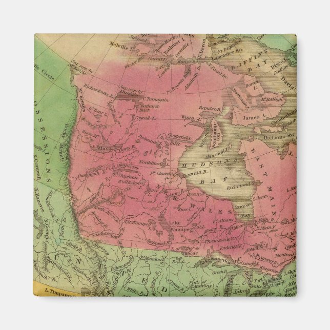 Nordamerika 9 magnet (Framsidan)