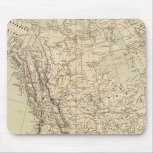 Nordamerika Atlas Karta som visar indiska stammar Musmatta