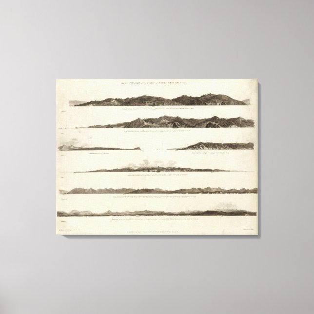 Nordamerika Canvastryck (Framsida)