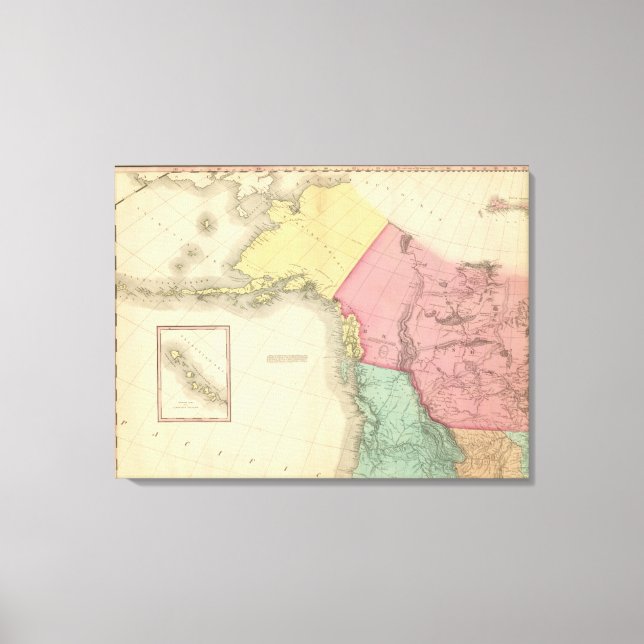 Nordamerika Canvastryck (Framsida)