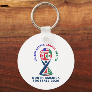 Nordamerika Fotboll 2026 | USA Kanada Mexiko Nyckelring