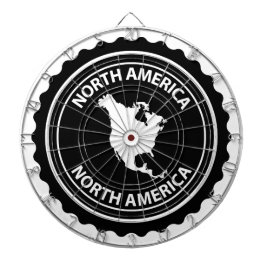 Nordamerika frimärke darttavla