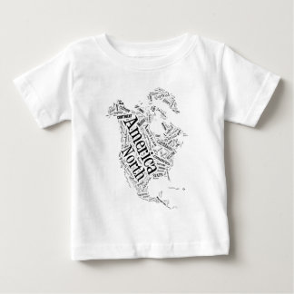 Nordamerika i Tagxedo Tee Shirt