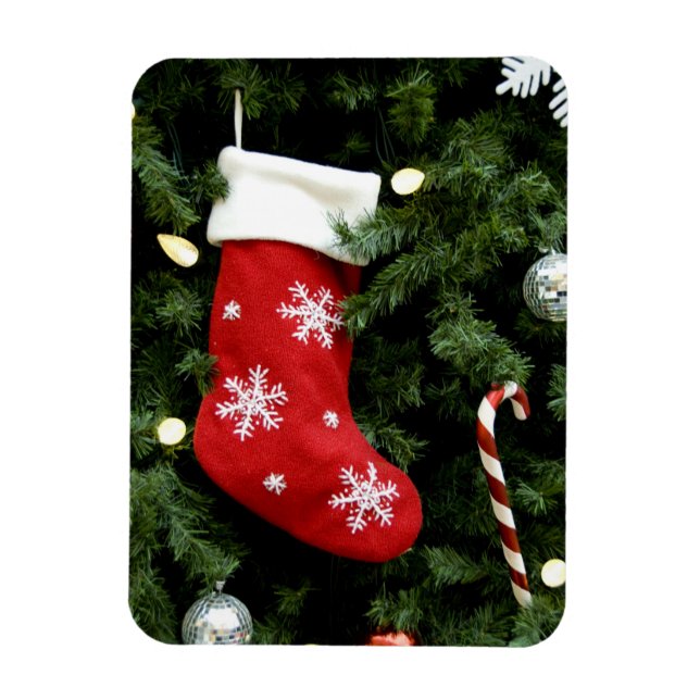 Nordamerika. Juldekorationer på träd. 3 Magnet (Vertikal)