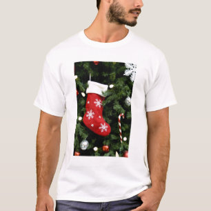 Nordamerika. Juldekorationer på träd. 3 T-shirt