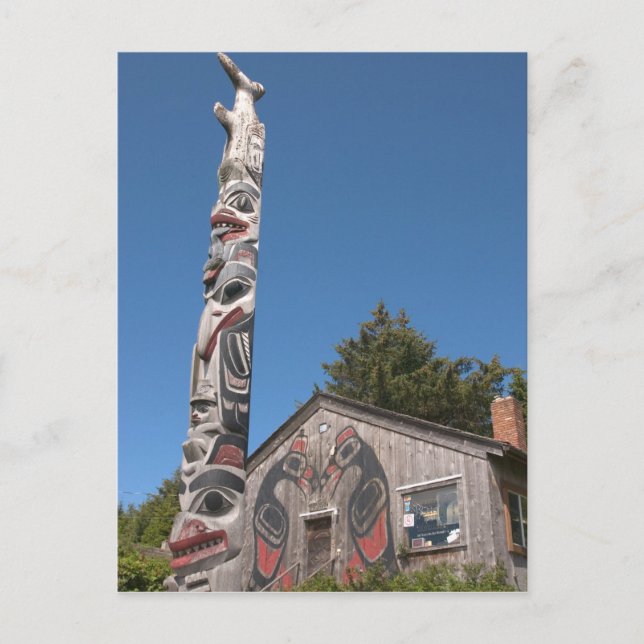 Nordamerika, Kanada, drottning Charlotte Islands,  Vykort (Framsida)