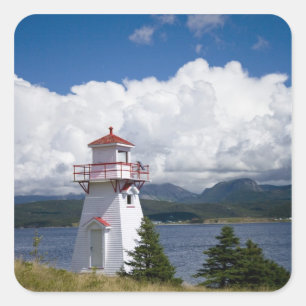Nordamerika, Kanada, Newfoundland och Fyrkantigt Klistermärke