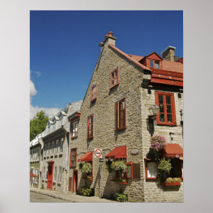 Nordamerika, Kanada, Québec, Gamla Québec. Poster
