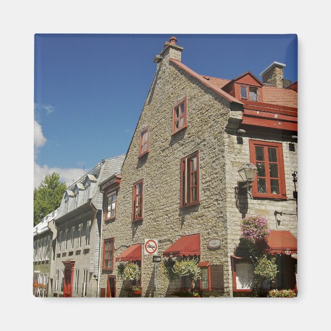 Nordamerika, Kanada, Quebec, Old Quebec City. Magnet (Framsidan)