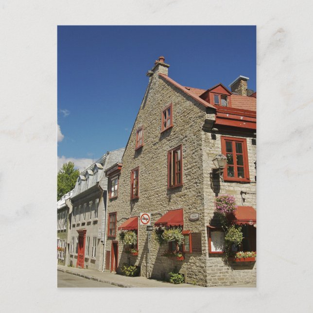 Nordamerika, Kanada, Quebec, Old Quebec City. Vykort (Framsida)