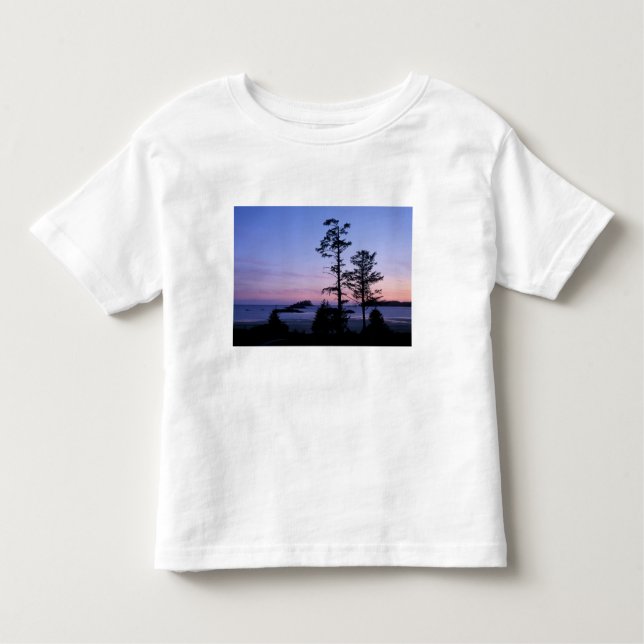 Nordamerika, Kanada, Vancouver Island, träd T Shirt (Framsida)