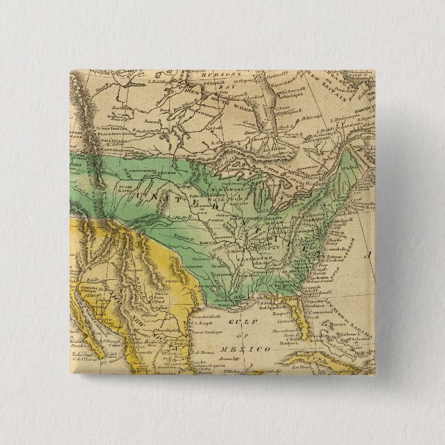 Nordamerika Karta av Worcester Knapp (Framsida)