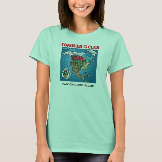 Nordamerika Karta T-shirt (Framsida)