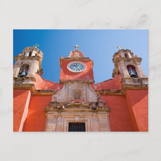 Nordamerika, Mexiko, Guanajuato. Skrin av Vykort (Framsida)