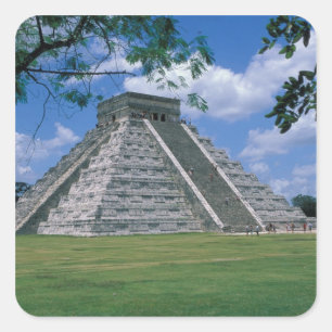 Nordamerika, Mexiko, Yucatan-halvön, 2 Fyrkantigt Klistermärke