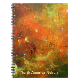 Nordamerika Nebula Anteckningsbok Med Spiral