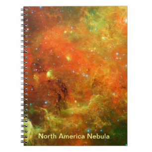 Nordamerika Nebula Anteckningsbok Med Spiral