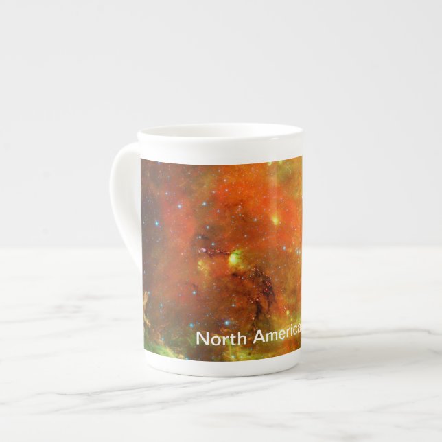 Nordamerika Nebula Benporslin Mugg (Framsida vänster)