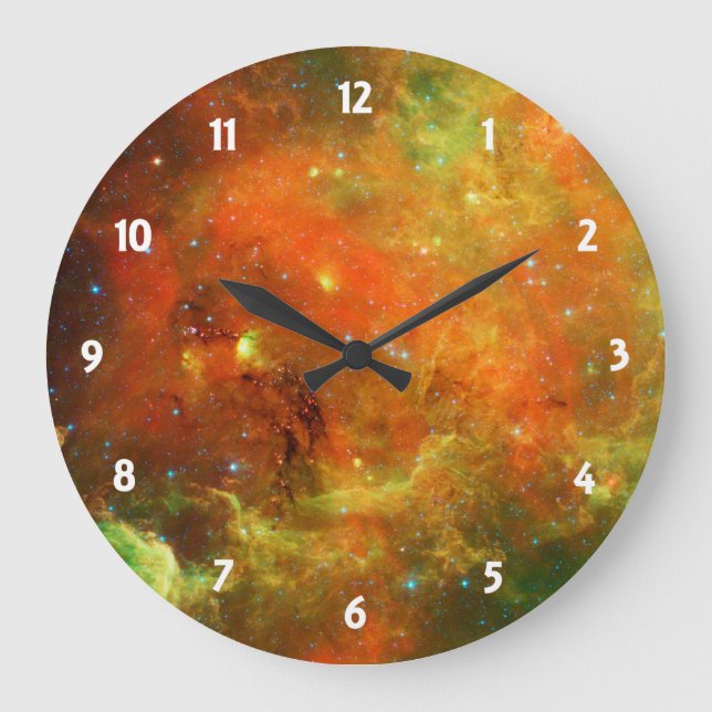 Nordamerika Nebula Clock Stor Klocka (Framsida)
