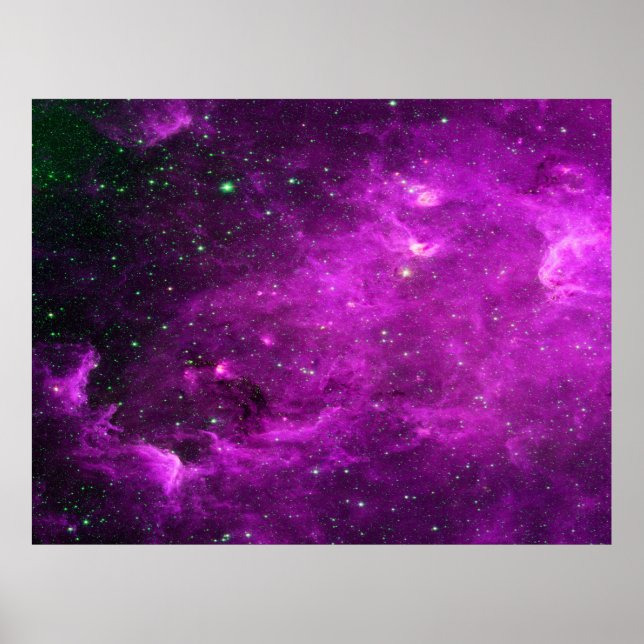 Nordamerika Nebula InfrarLila Poster (Framsidan)